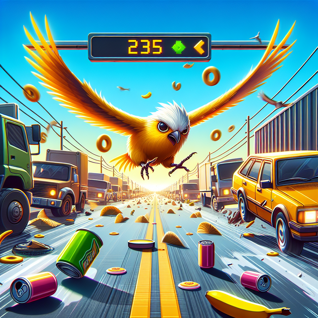 Zrzut ekranu z gry Chicken Road 2